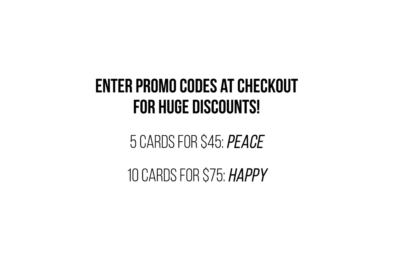 Mental Health Cards promo code for cart.